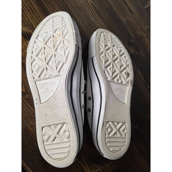 CONVERSE  All Star  Low Tops Women's Shoes Size 8 EU 39 White 547239C - Picture 9 of 11